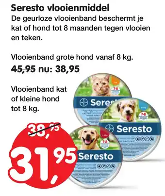 Jumper Seresto vlooeinmiddel aanbieding