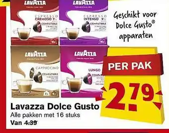 Hoogvliet Lavazza Dolce Gusto aanbieding