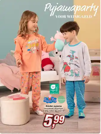 Kik Kinder pyjama aanbieding