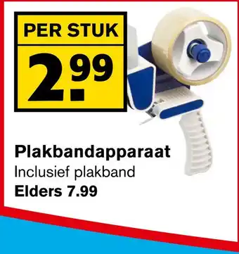 Hoogvliet Plakbandapparaat aanbieding