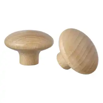 IKEA Plockar Knop, hout, 49 mm aanbieding