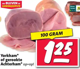 Nettorama Yorkham of gerookte Achterham 100g aanbieding