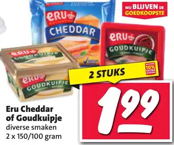 Nettorama Eru Cheddar of Goudkuipje aanbieding