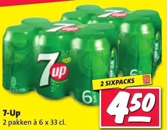 Nettorama 7-Up 6 x 33 cl aanbieding