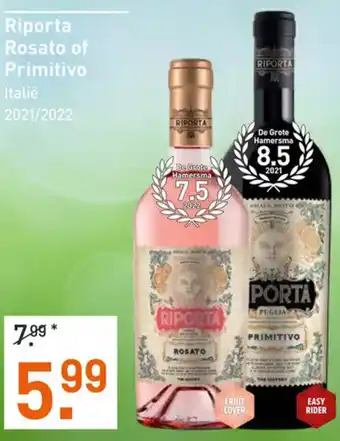 Gall & Gall Riporta Rosato of Primitivo aanbieding