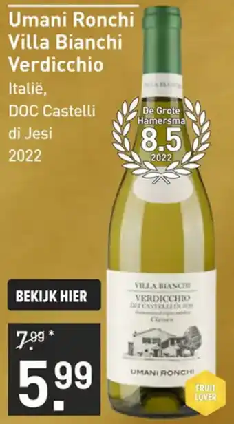 Gall & Gall Umani Ronchi Villa Bianchi Verdicchio aanbieding