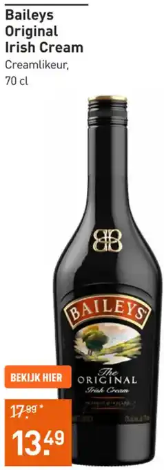 Gall & Gall Baileys Original Irish Cream, 70 cl aanbieding