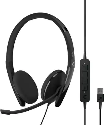 Amazon EPOS ADAPT 160 USB II - Geavanceerde On-Ear Headset voor Unified Communications met Microsoft Teams Integratie en Actieve Gel aanbieding