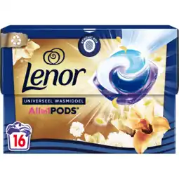 Jumbo Lenor Pods Gouden Orchidee Wascapsules Wasmiddel 16 Wasbeurten aanbieding