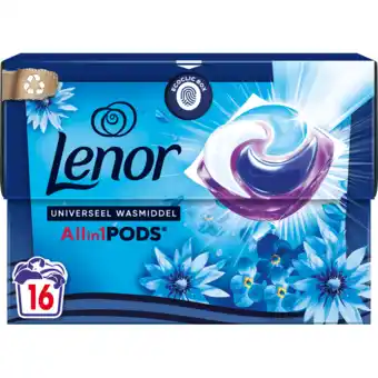 Jumbo Lenor Pods Zeebries Wascapsules Wasmiddel 16 Wasbeurten aanbieding