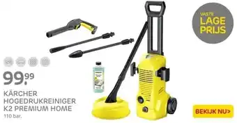 Praxis KÄRCHER HOGEDRUKREINIGER K2 PREMIUM HOME 110 bar. aanbieding