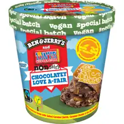 Jumbo Ben & Jerry's Non-Dairy Chocolatery Love-A-Fair met Havermelk 465ml aanbieding