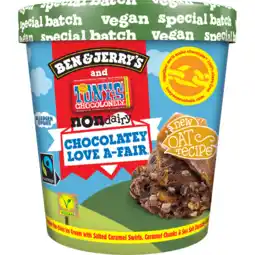 Jumbo Ben & Jerry's Non-Dairy Chocolatery Love-A-Fair met Havermelk 465ml aanbieding