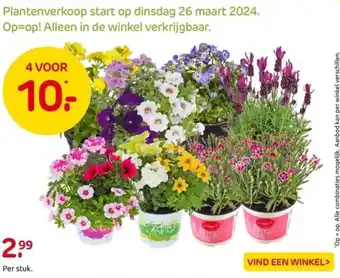 Praxis Plantenverkoop aanbieding