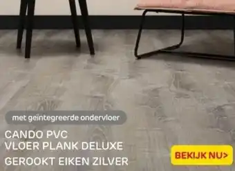 Praxis CANDO PVC VLOER PLANK DELUXE GEROOKT EIKEN ZILVER aanbieding