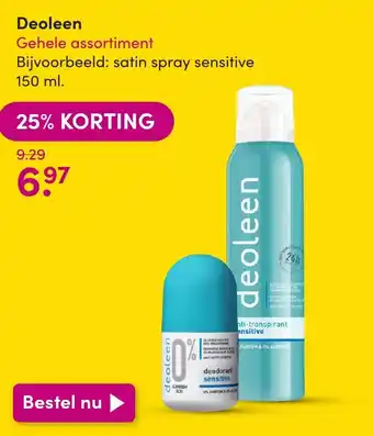 DA Deoleen 150ml aanbieding