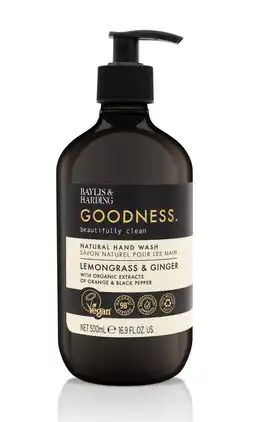 De Online Drogist Baylis & Harding Goodness Handzeep Citroengras & Gember aanbieding
