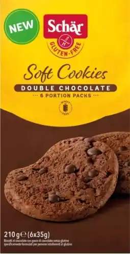 De Online Drogist Schar Double Choco Soft Cookies aanbieding