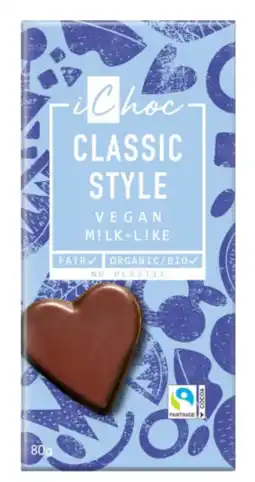 De Online Drogist iChoc Classic Melkchocoladereep 80GR aanbieding