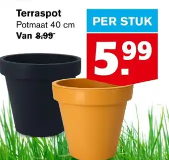 Hoogvliet Terraspot per stuk aanbieding