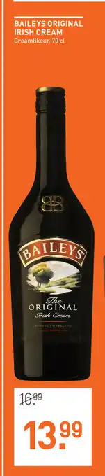 Gall & Gall Baileys Original Irish Cream 70cl aanbieding