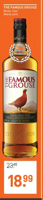 Gall & Gall The Famous Grouse 1 liter aanbieding