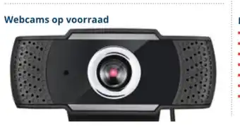 Informatique Webcams Op Voorraad aanbieding