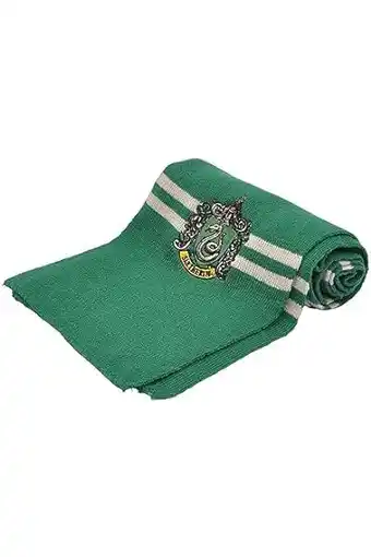 Amazon Slytherin Scarf official Harry Potter with embroidered emblem aanbieding