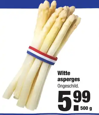 ALDI Witte asperges 500 gr aanbieding