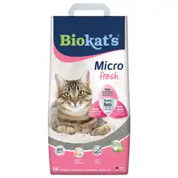Pets Place Biokat's Micro Fresh - Kattenbakvulling - 14 l 13.3 kg aanbieding