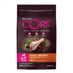 Pets Place Wellness Core Grain Free Dog Small Breed Adult Original - Hondenvoer - Kalkoen Kip 5 kg aanbieding