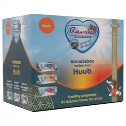 Pets Place Renske Variatie Box Huub - Hondenvoer - Eend Kip Konijn 30x90 g aanbieding