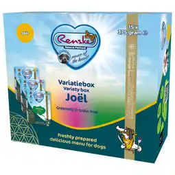 Pets Place Renske Variatiebox Joël - Hondenvoer - Kip Lam Kalkoen 15x375 g Graanvrij aanbieding