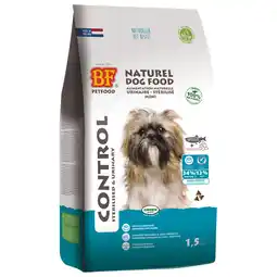Pets Place Bf Control Small Breed - Hondenvoer - Kip Rund Erwt 1.5 kg aanbieding