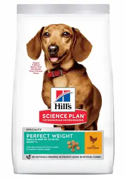 Pets Place Hill's Canine Adult Perfect Weight Small & Mini - Hondenvoer - Kip 1.5 kg aanbieding