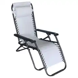 Pets Place Bestgarden Camping Lounge Stoel - Tuinmeubelen - 172x66x108 cm Grijs aanbieding