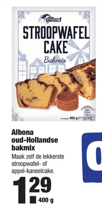 ALDI Albona oud-Hollandse bakmix 400 gr aanbieding