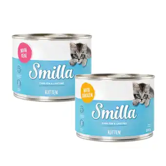 Zooplus 6x200 g Smilla Kitten Katten Natvoer Mixpakket aanbieding