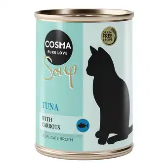 Zooplus Cosma Soup 6 x 100 g voor een probeerprijs! - Tonijn met Wortel (6 x 100 g) aanbieding