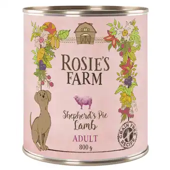 Zooplus 24x800g Adult Lam Rosie's Farm Hondenvoer aanbieding