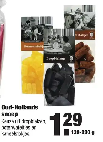 ALDI Oud-Hollands snoep 130-200 gr aanbieding