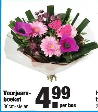 ALDI Voorjaars-boeket aanbieding