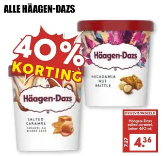 De Boerenschuur Alle haagen dazs 460 ml aanbieding