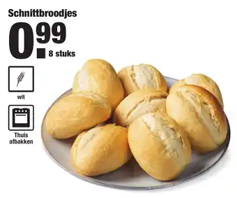 ALDI Schnittbroodjes 8 stuks aanbieding