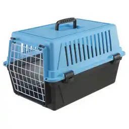 Pets Place Ferplast Vervoersbox Atlas 10 - Kattenvervoersbox - 32.5x48x29 cm Lichtblauw aanbieding