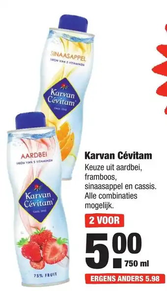 ALDI Karvan Cevitam 2*750ml aanbieding