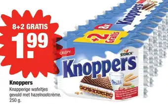 ALDI Knoppers 10x25g aanbieding