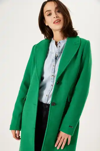 Jeans Centre Garcia overcoat groen aanbieding