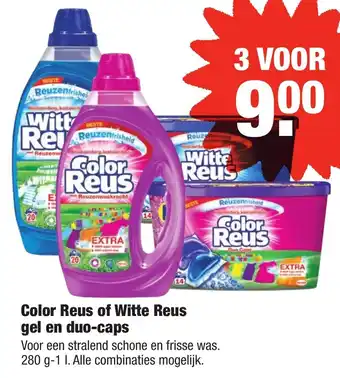 ALDI Witte Reus of Color Reus gel en duo-caps 3st aanbieding