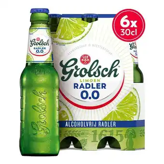 De Kweker Grolsch Radler Limoen 0.0% aanbieding